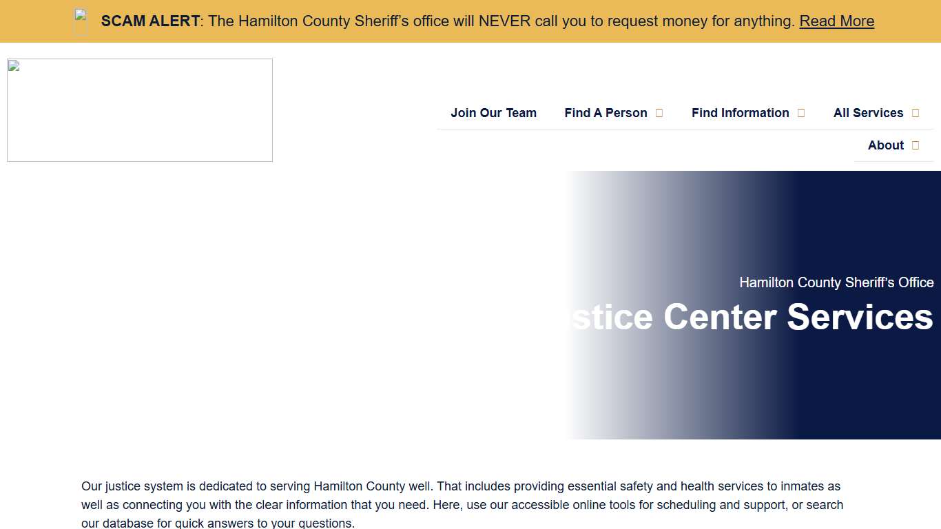 Hamilton County Inmate Services Search & Visitation Information